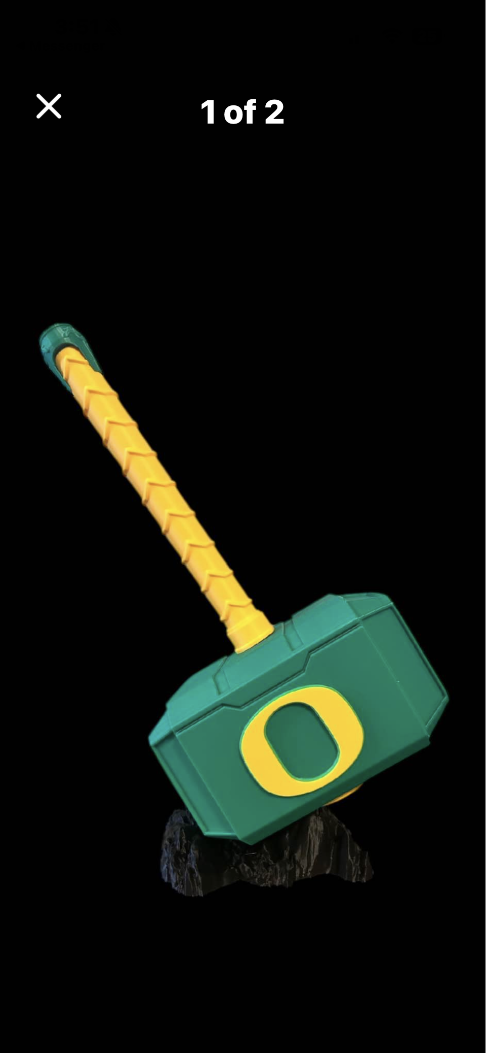 Custom 3D Printed Thor Hammer