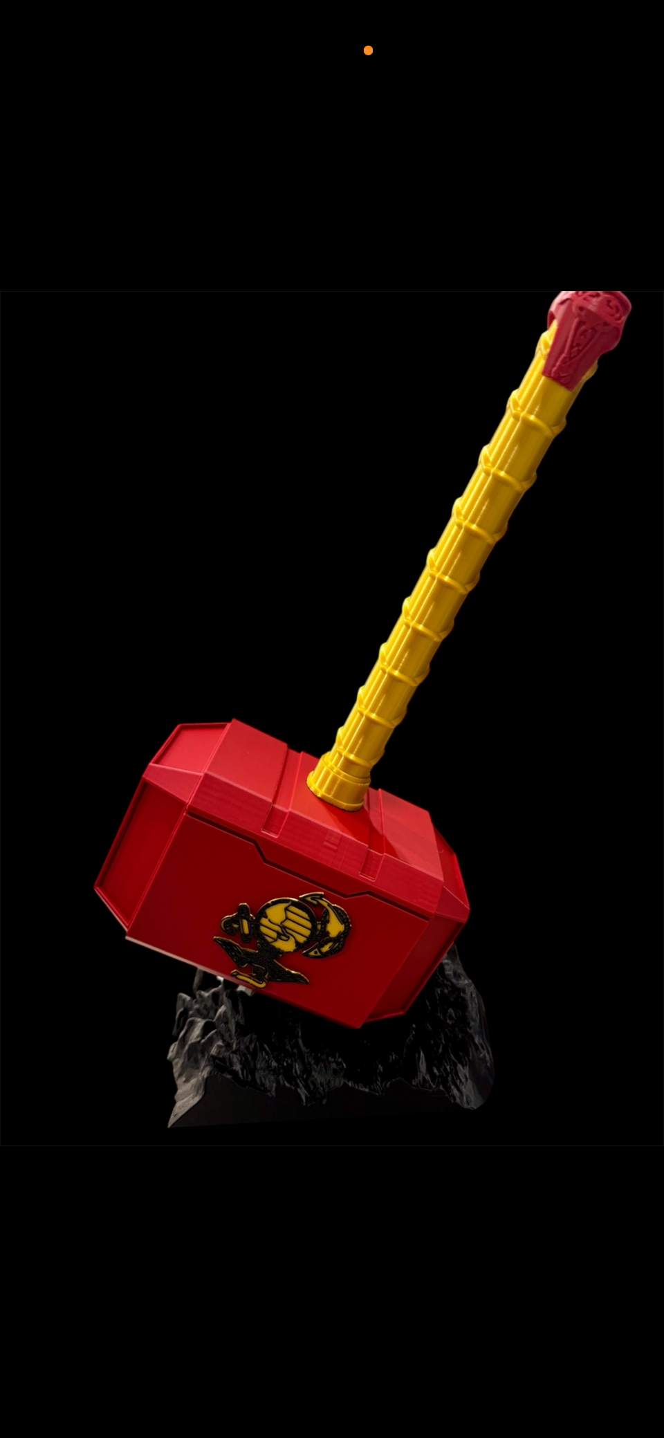 Custom 3D Printed Thor Hammer