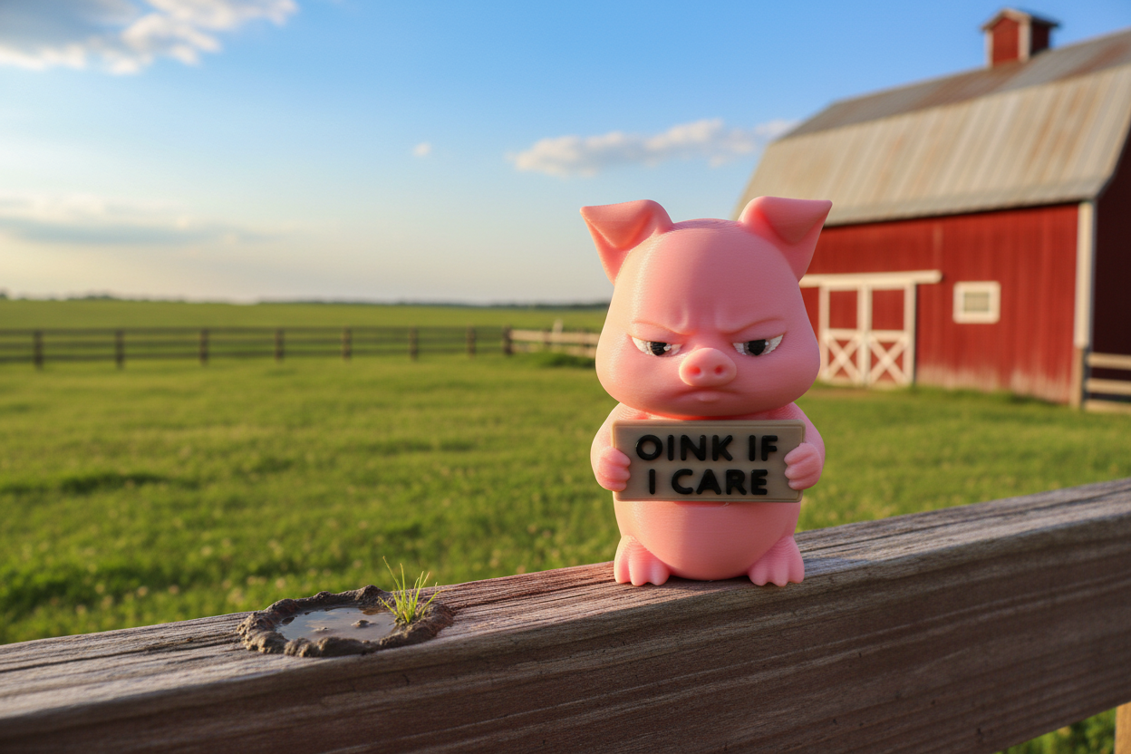 Animals With an Attitude (Pig)